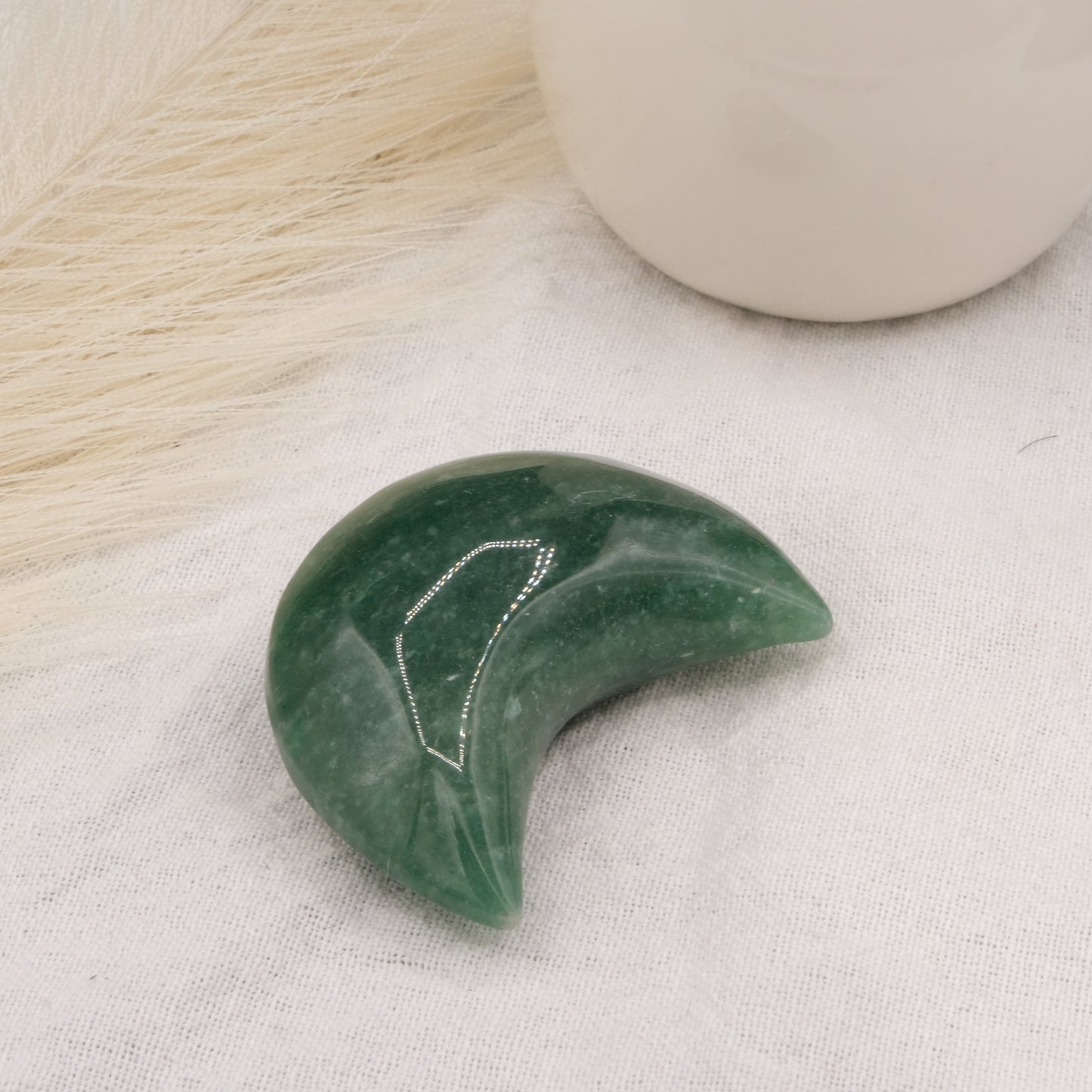 Lune en Aventurine Verte