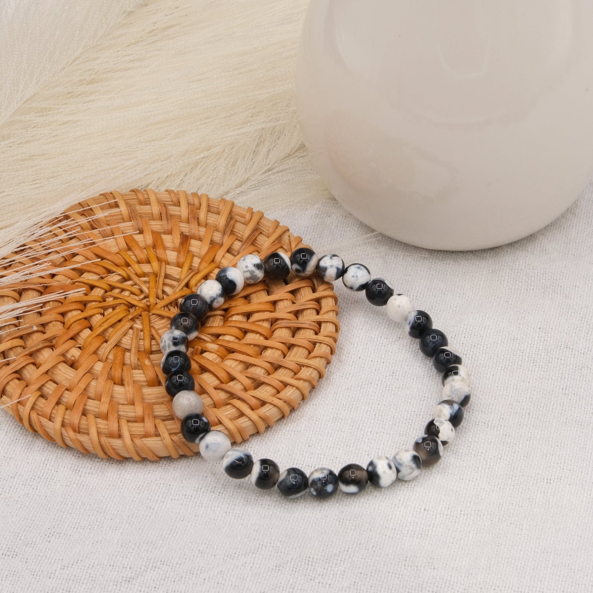 Bracelet Agate Orque - shop_name Lithothérapie