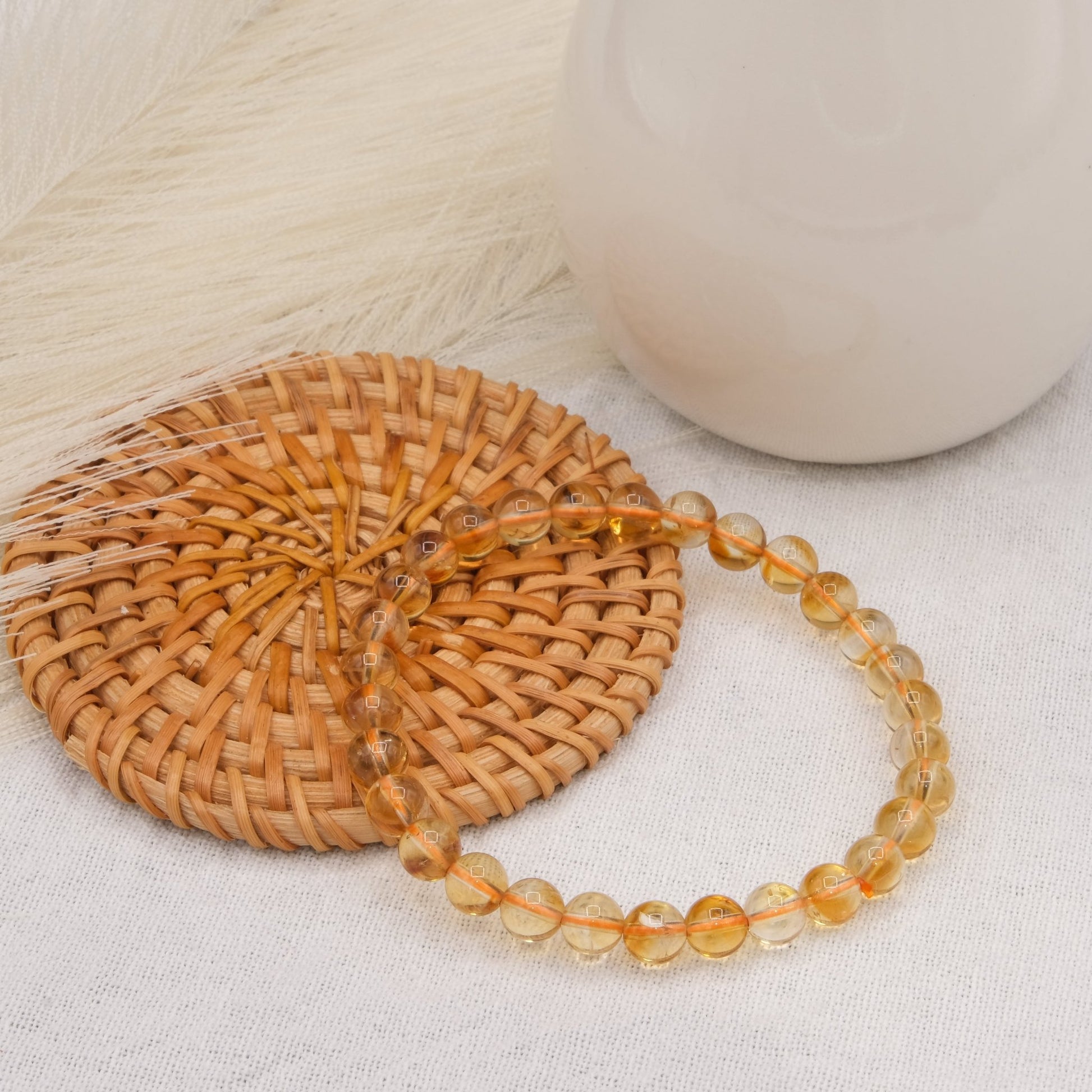 Bracelet Citrine - shop_name Lithothérapie