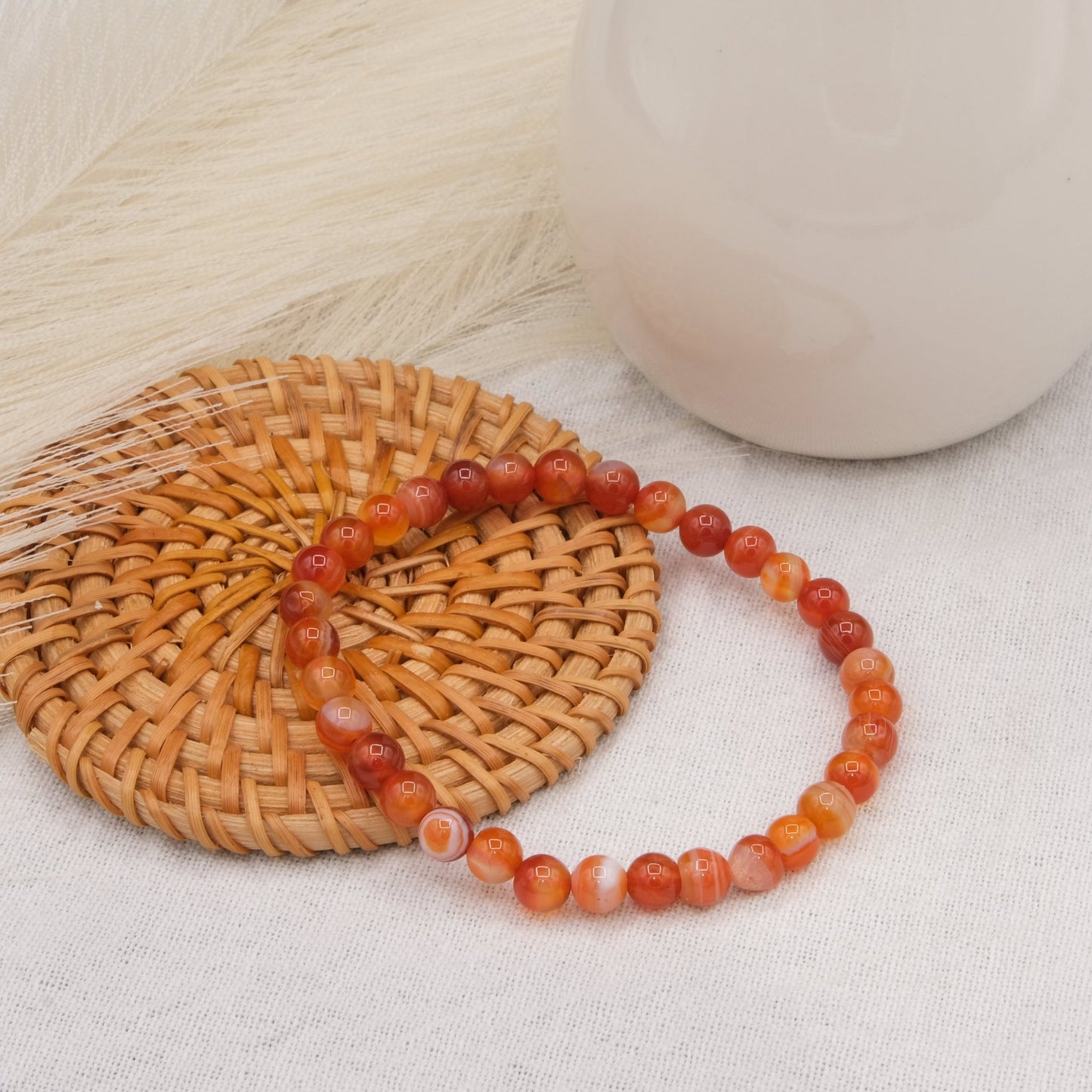 Bracelet Cornaline Sardonyx - shop_name Lithothérapie