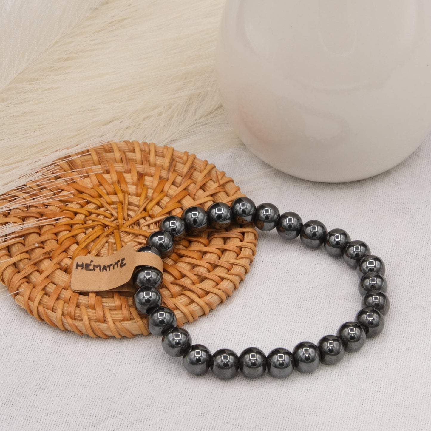 Bracelet Hématite - shop_name Lithothérapie