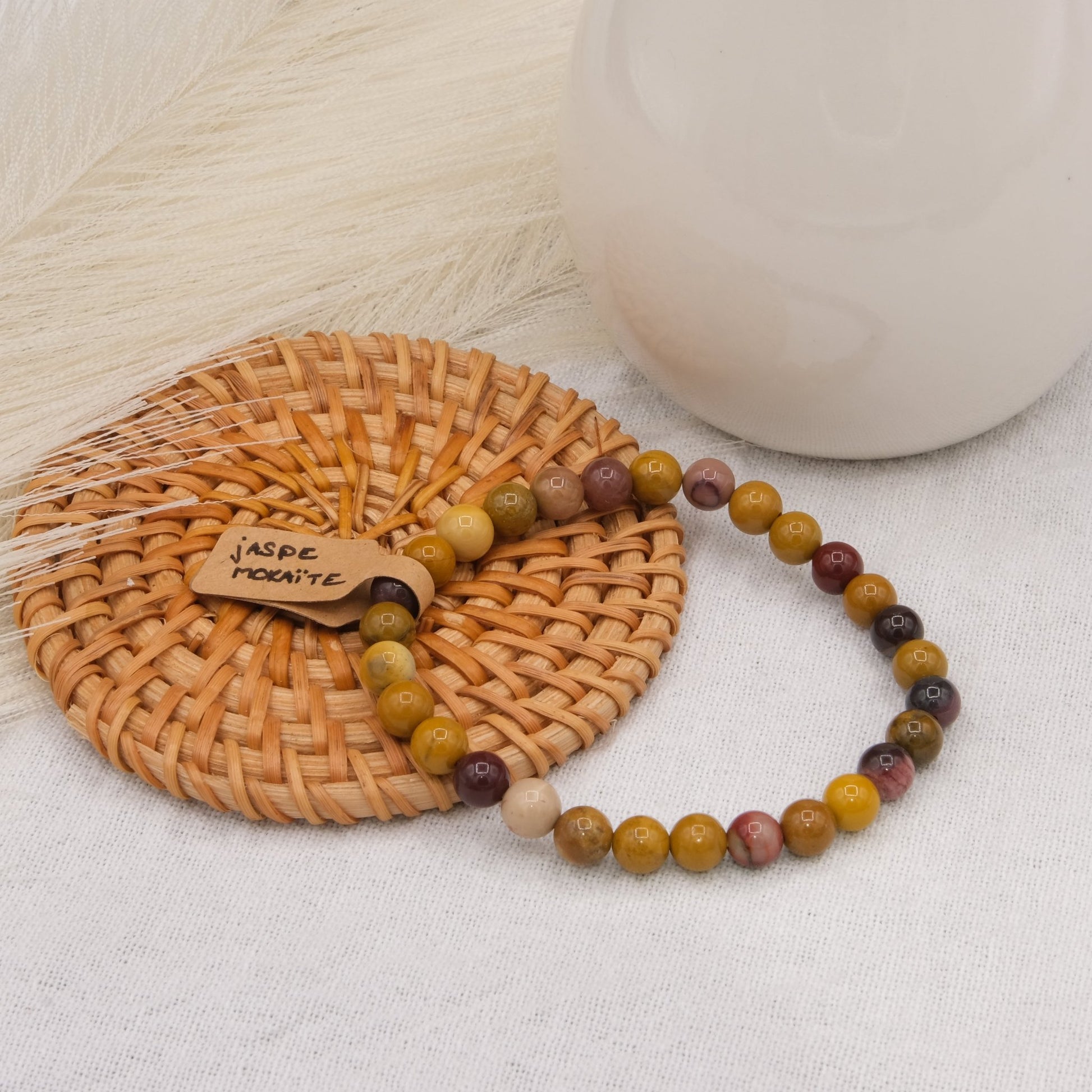 Bracelet Jaspe Mokaite - shop_name Lithothérapie