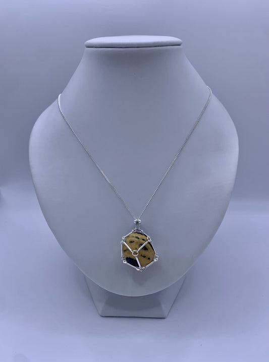 Chaîne en acier porte pierre roulée - shop_name Lithothérapie