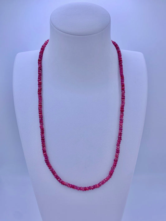 Collier en rubis - shop_name Lithothérapie