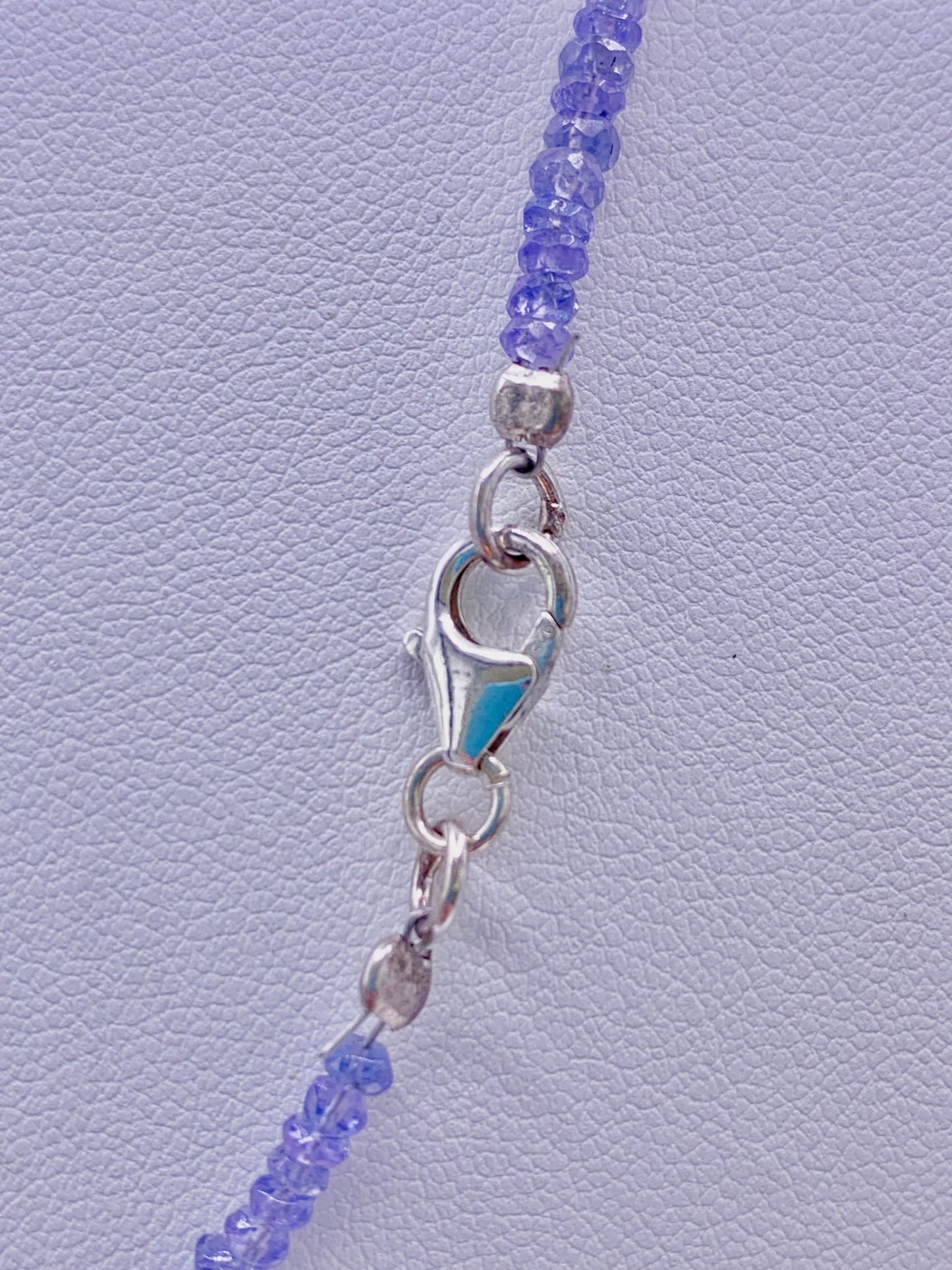 Collier en tanzanite - shop_name Lithothérapie