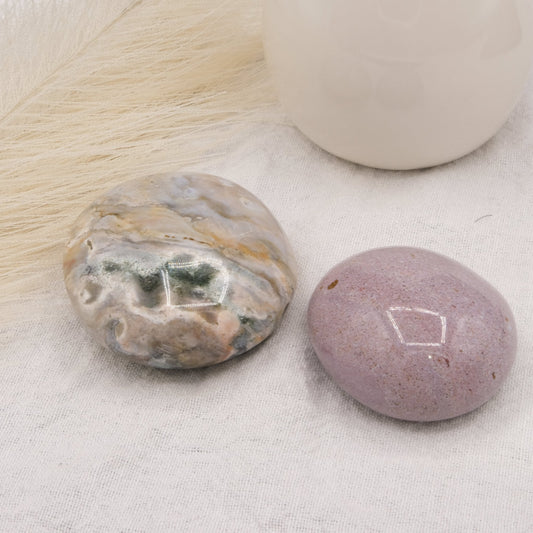 Galet Jaspe Océan - shop_name Lithothérapie