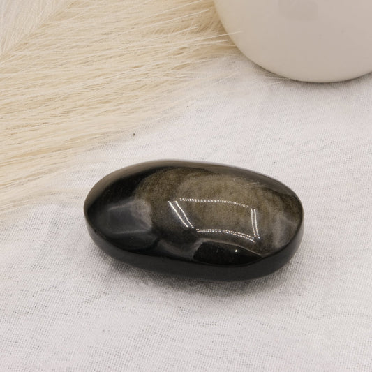 Galet Obsidienne Dorée - shop_name Lithothérapie