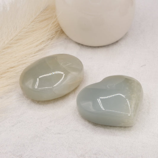 Galet Pierre de Lune Verte - shop_name Lithothérapie