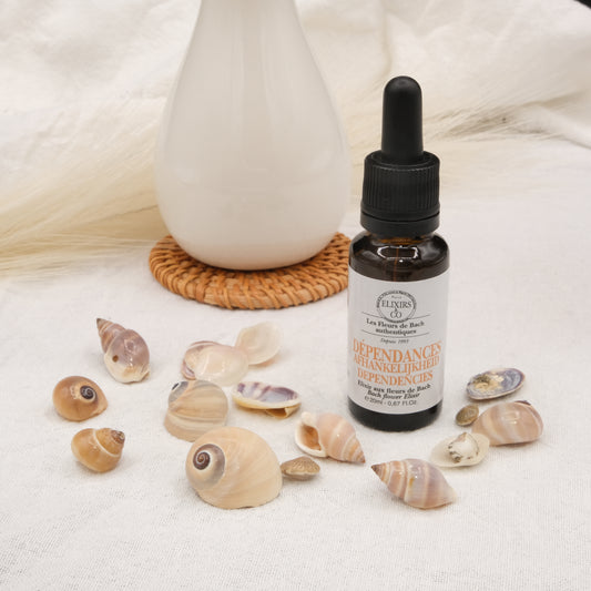 Elixir composé Dépendances aux fleurs de Bach-Terre de Cristal