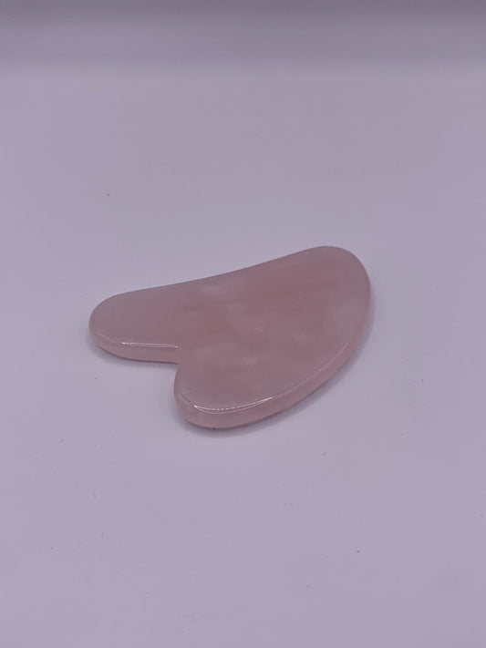 Gua sha en quartz rose - shop_name Lithothérapie