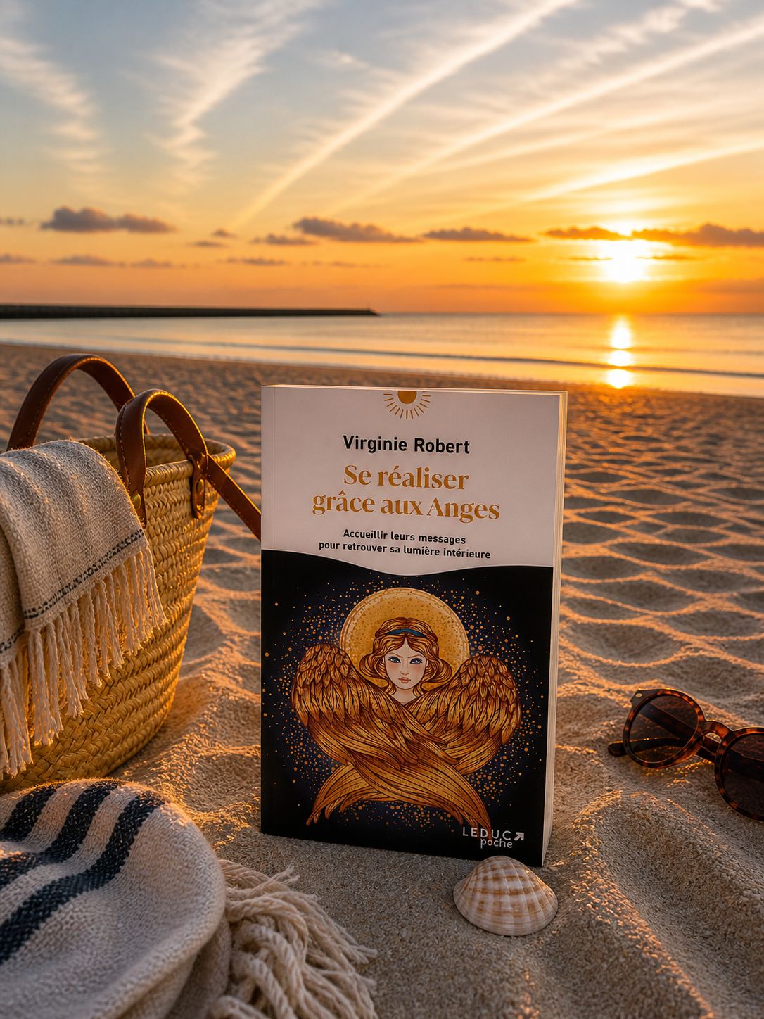 Livre Se réaliser grâce aux anges – Virginie Robert | Boutique Bien-être Île de Ré