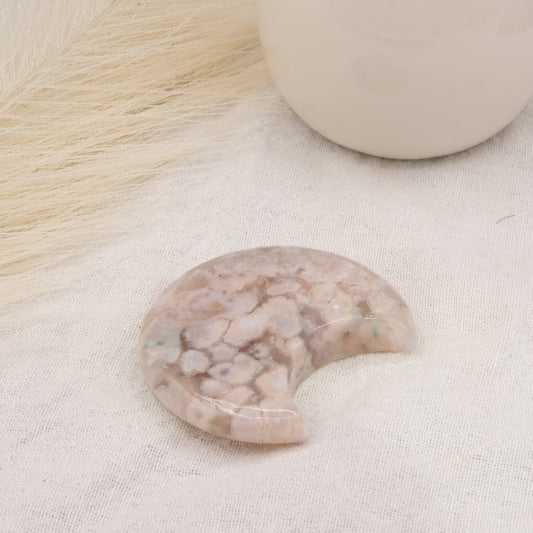 Lune en Agate Fleur - shop_name Lithothérapie
