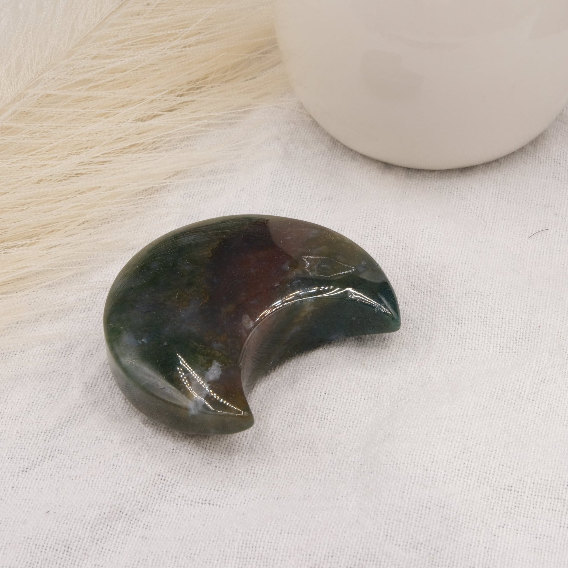 Lune en Agate Mousse - shop_name Lithothérapie