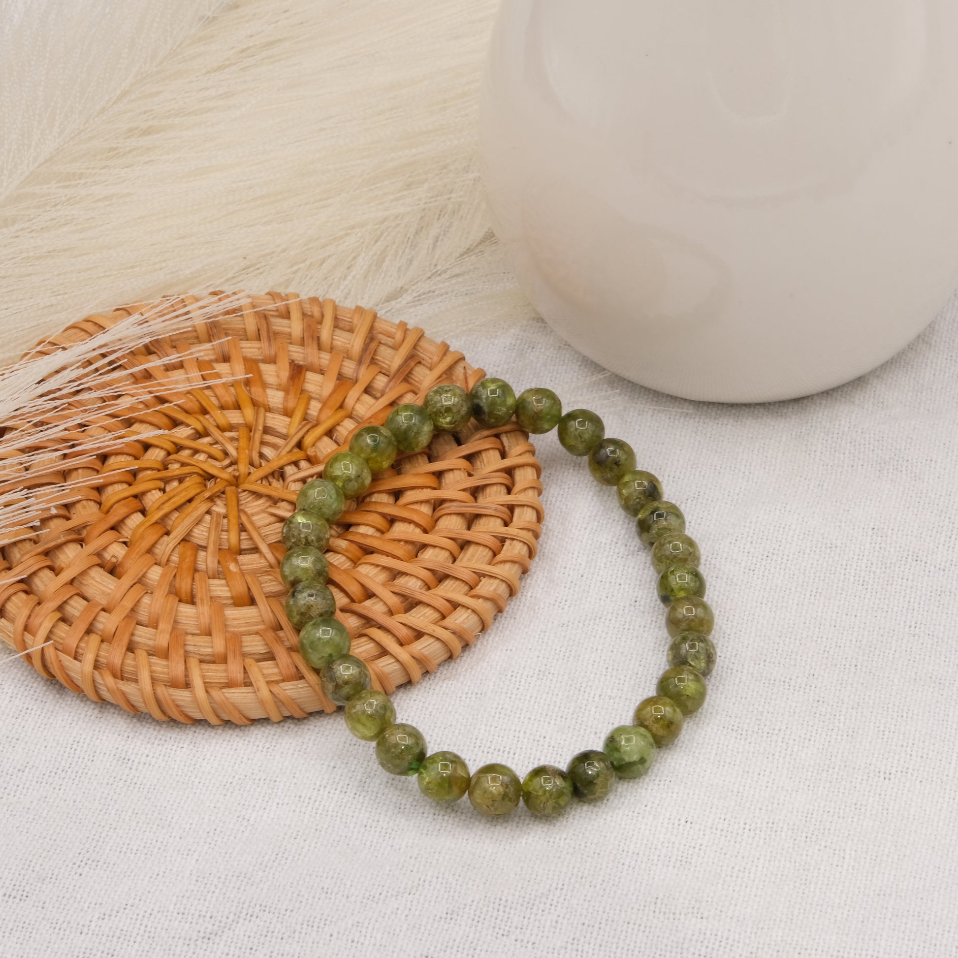 Bracelet Péridot-Terre de Cristal