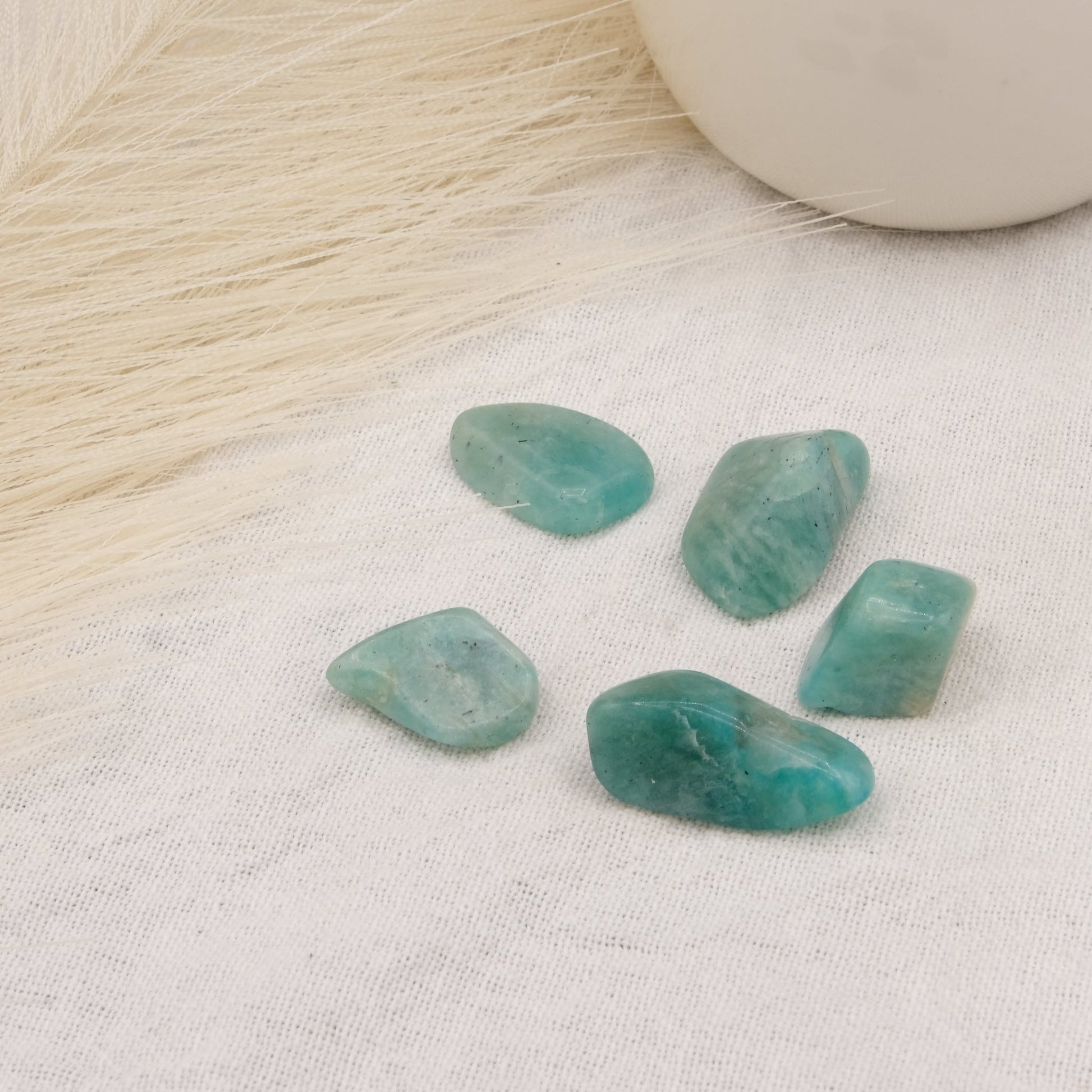 Pierre roulée Amazonite - shop_name Lithothérapie