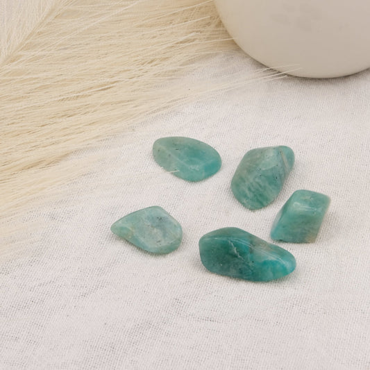 Pierre roulée Amazonite - shop_name Lithothérapie