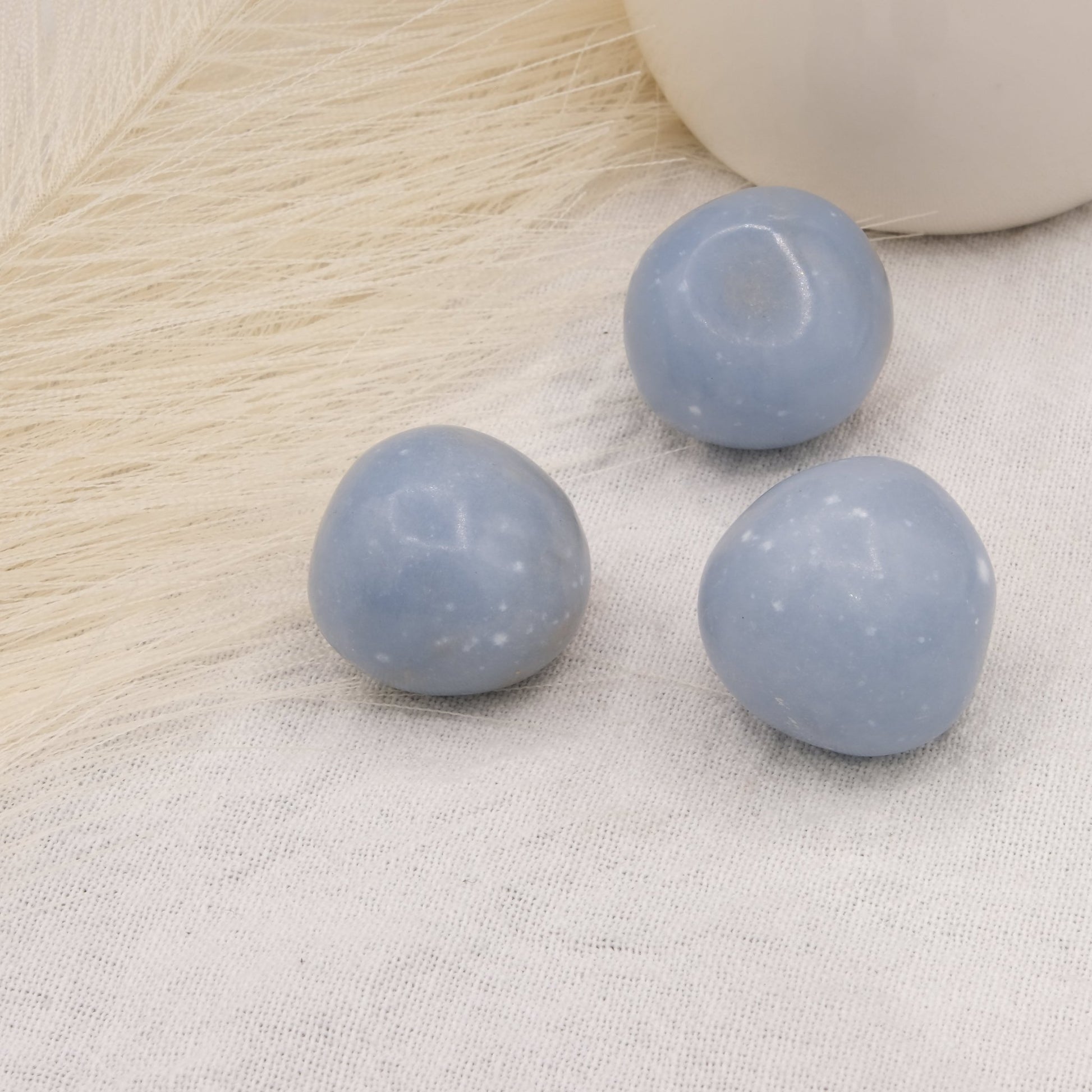 Pierre roulée Angélite - shop_name Lithothérapie