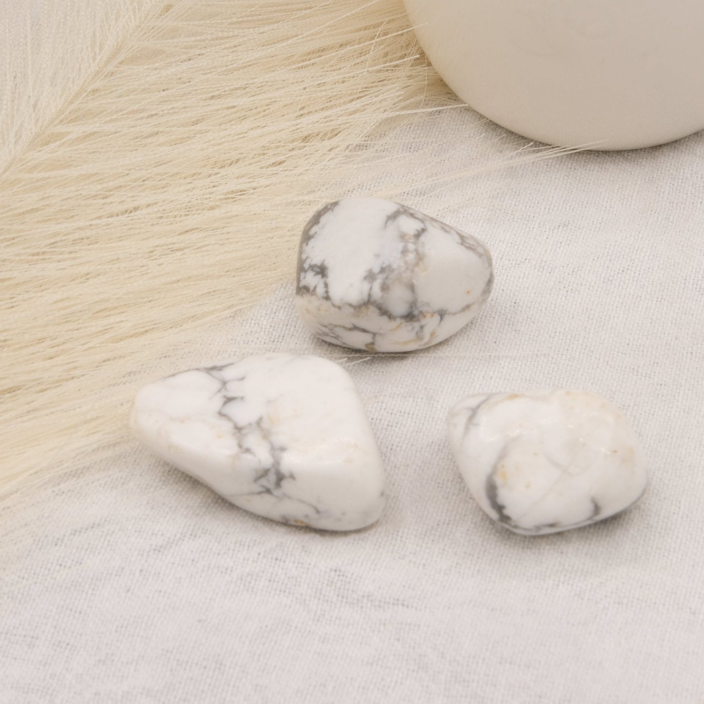 Pierre roulée Howlite - shop_name Lithothérapie