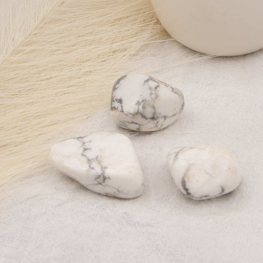 Pierre roulée Howlite - shop_name Lithothérapie