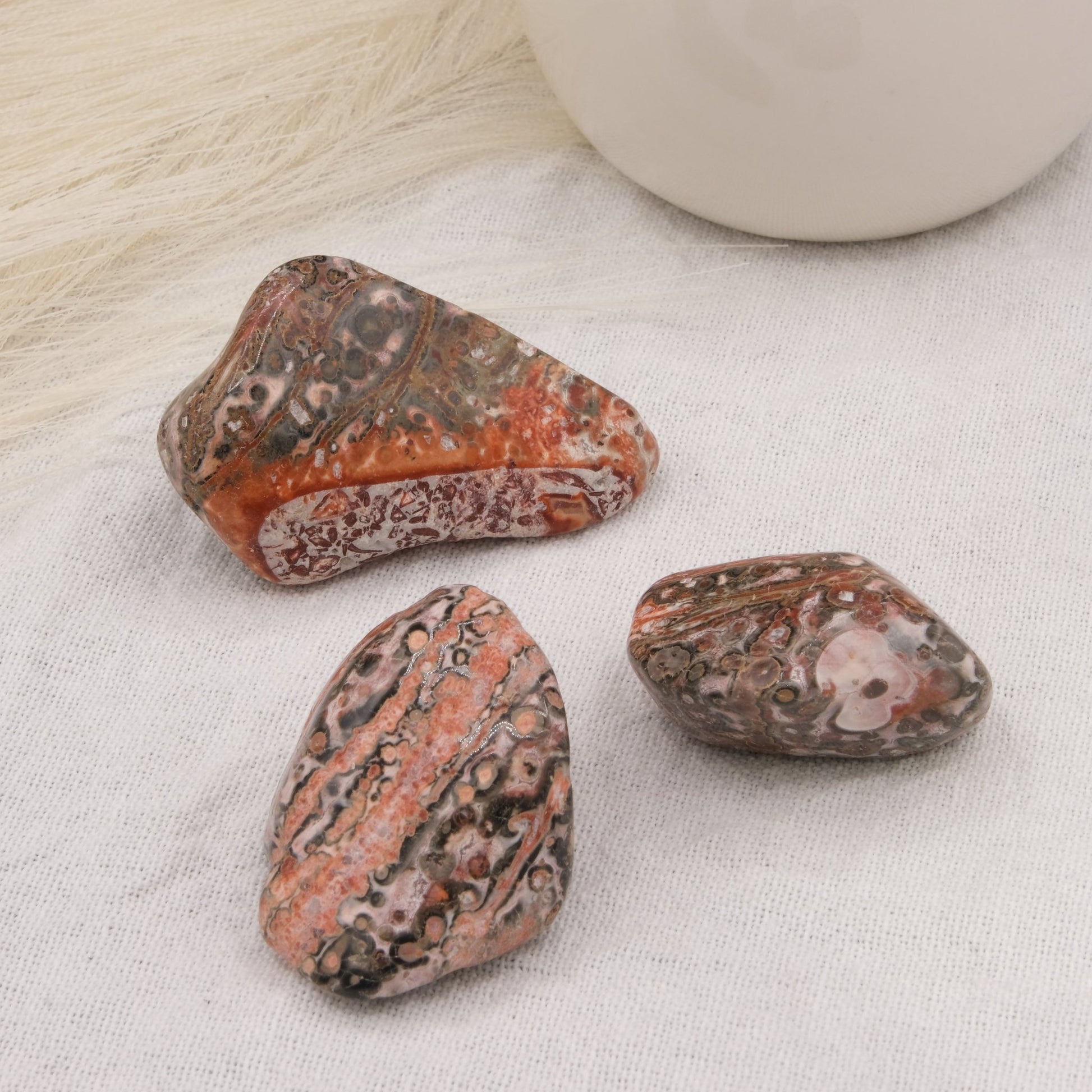 Pierre roulée Jaspe Léopard - shop_name Lithothérapie