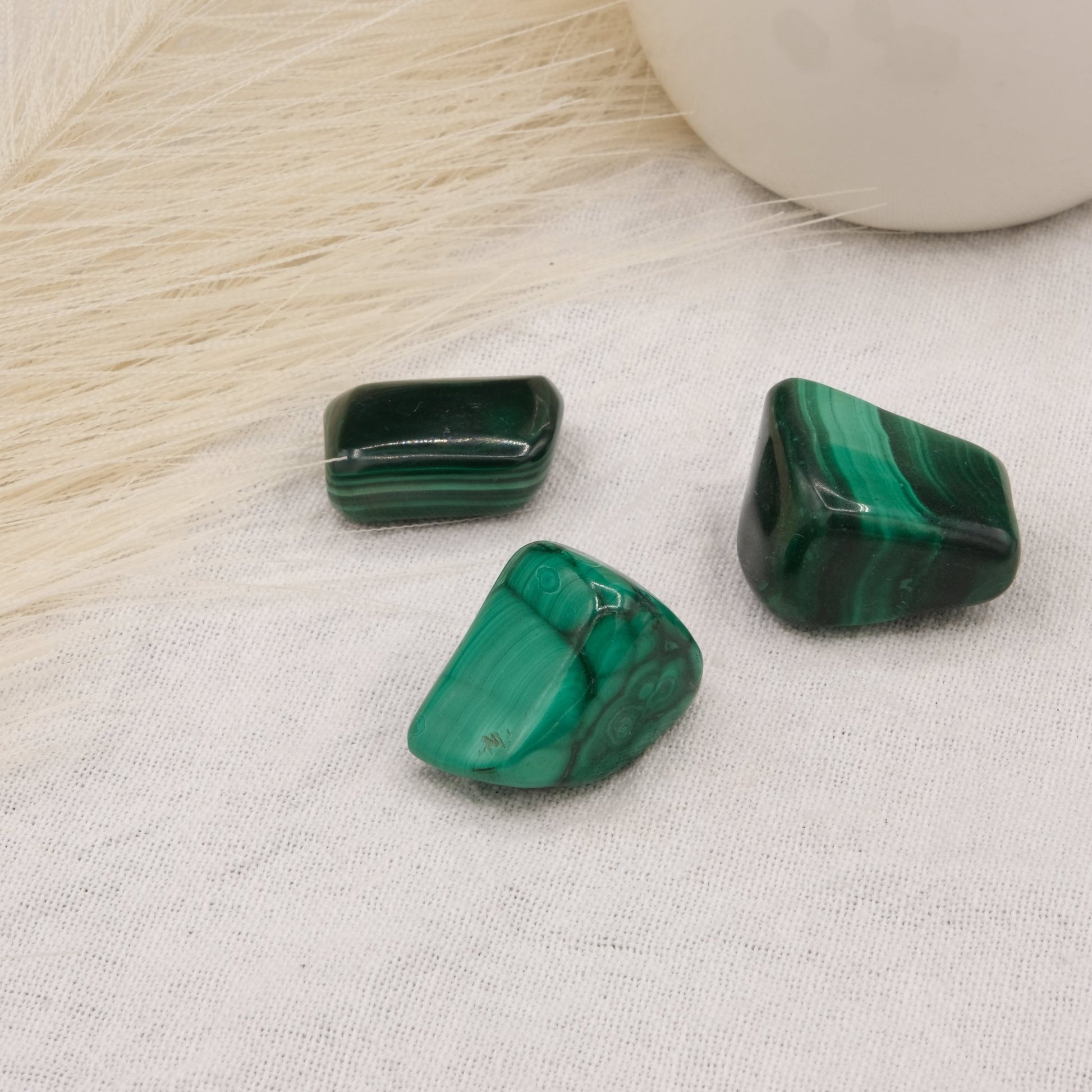 Pierre roulée Malachite - shop_name Lithothérapie