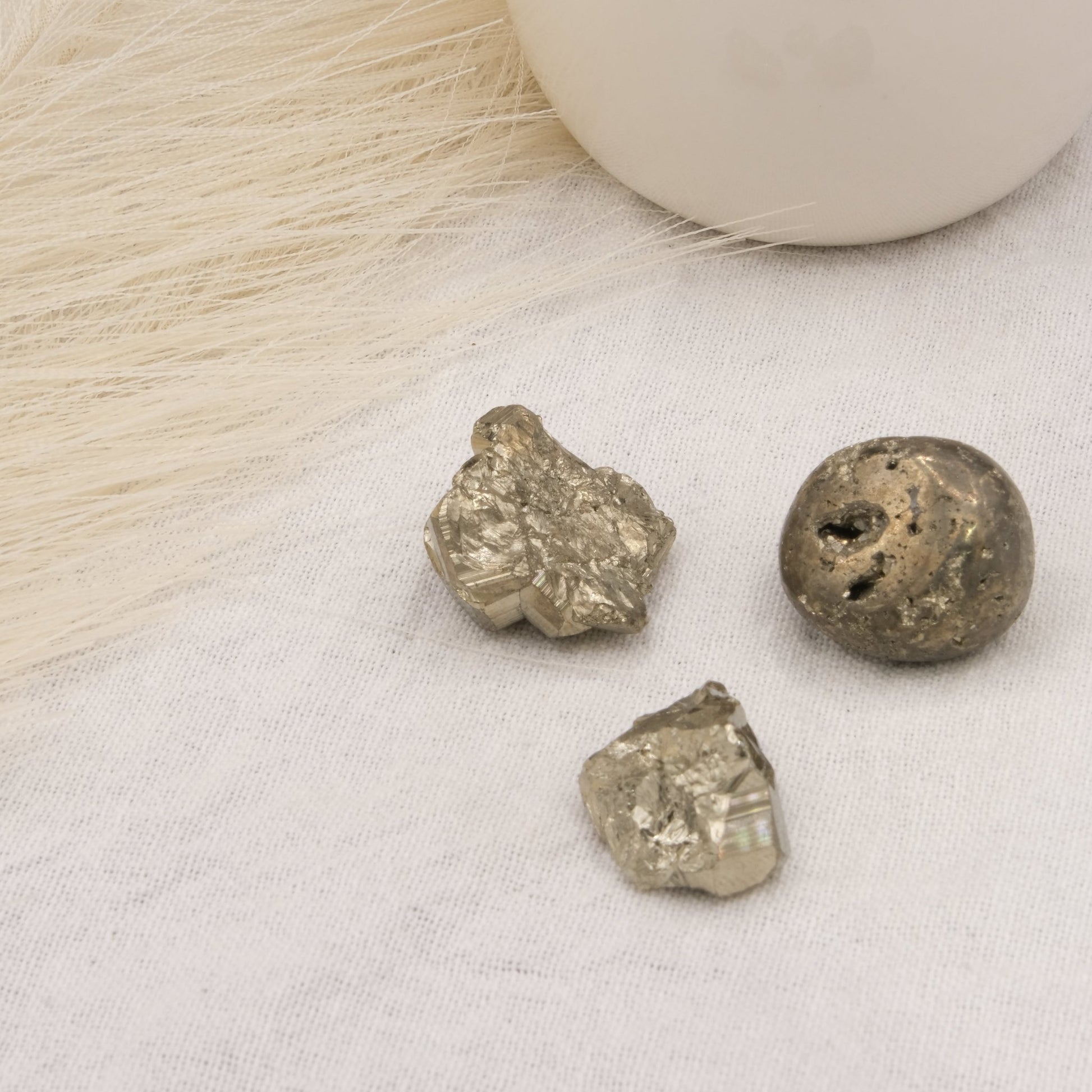 Pierre roulée Pyrite - shop_name Lithothérapie