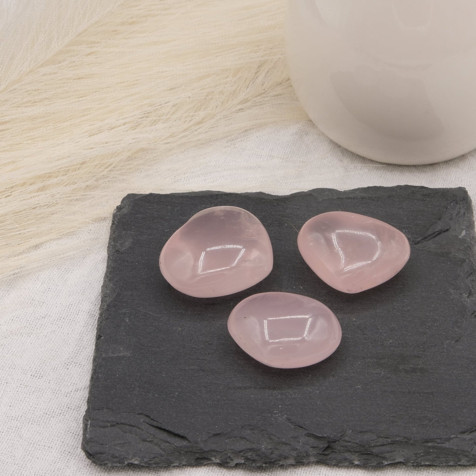 Pierre roulée Quartz Rose - shop_name Lithothérapie