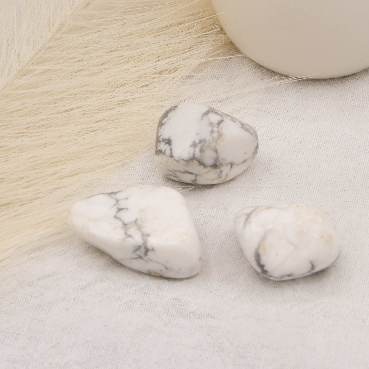 Pierre roulée Howlite