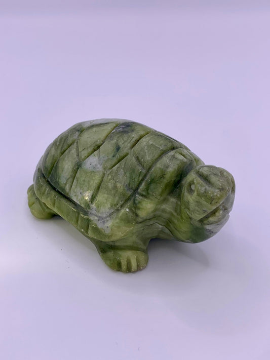 Tortue en serpentine - shop_name Lithothérapie