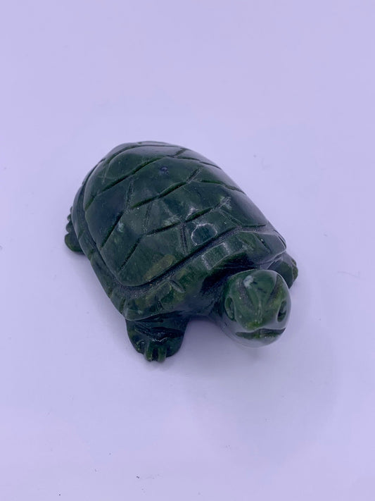 Tortue en serpentine - shop_name Lithothérapie