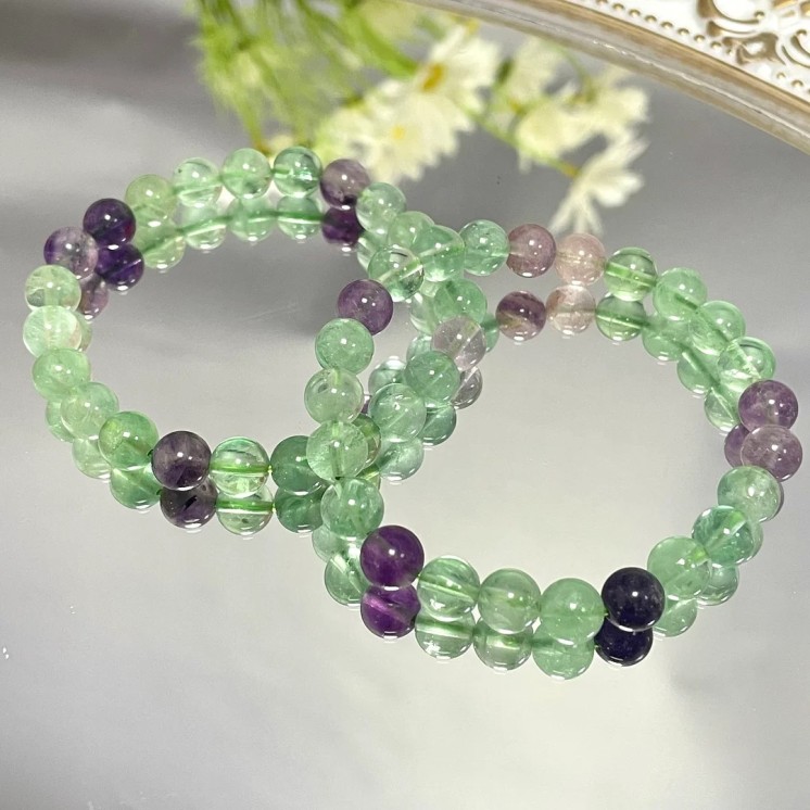 Bracelet en Fluorite