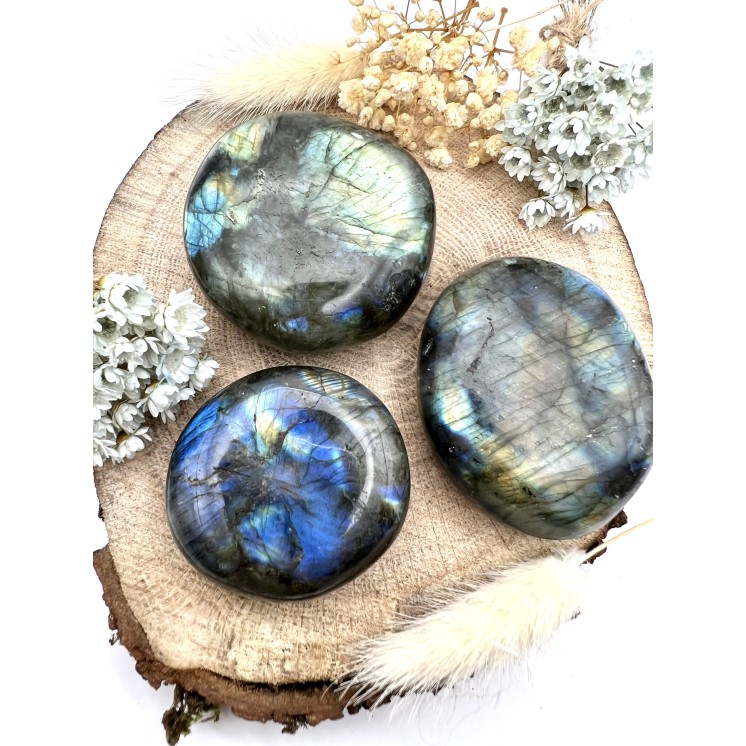 Galet en Labradorite