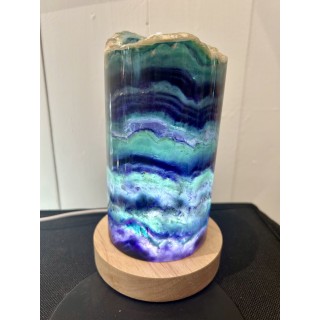 Lampe en Fluorite