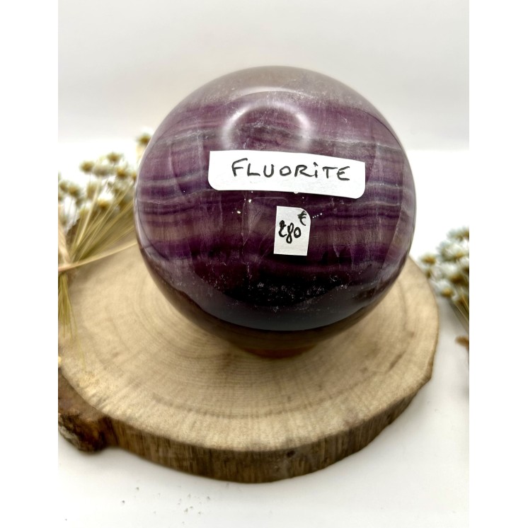 Sphère en Fluorite