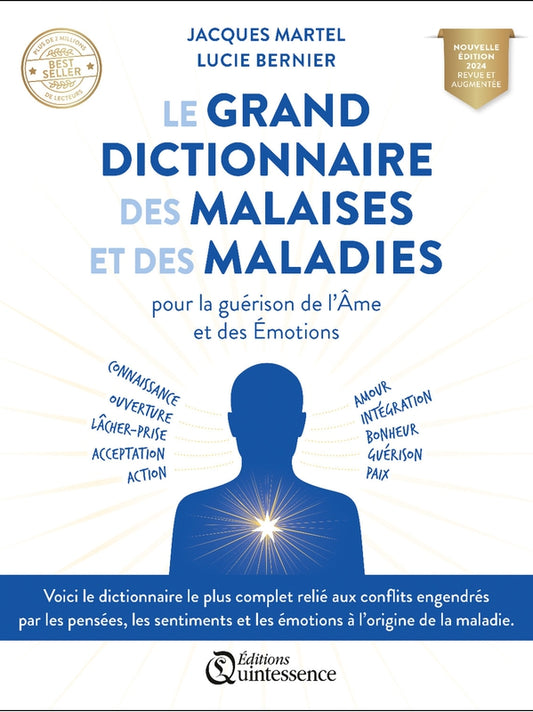 Le grand dictionnaire des malaises et des maladies, Jacques Martel et Lucie Bernier.-Terre de Cristal