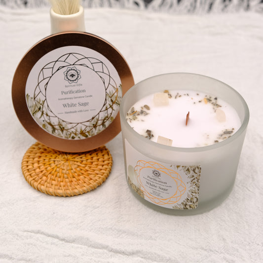 Bougie Purification à la sauge blanche