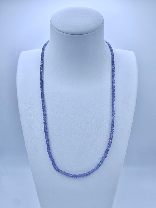 Collier en tanzanite