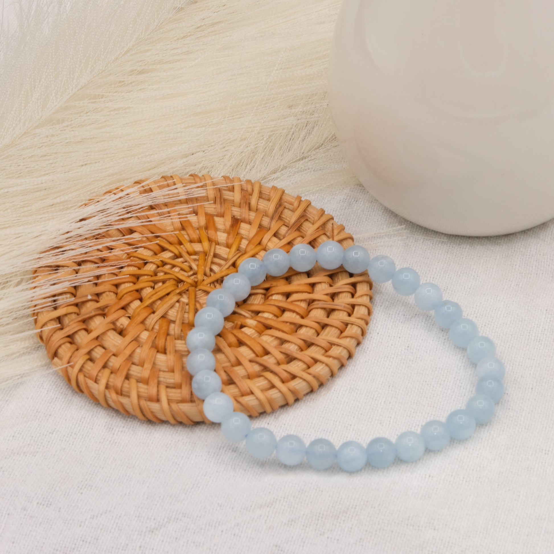 Bracelet Aigue Marine-Terre de Cristal