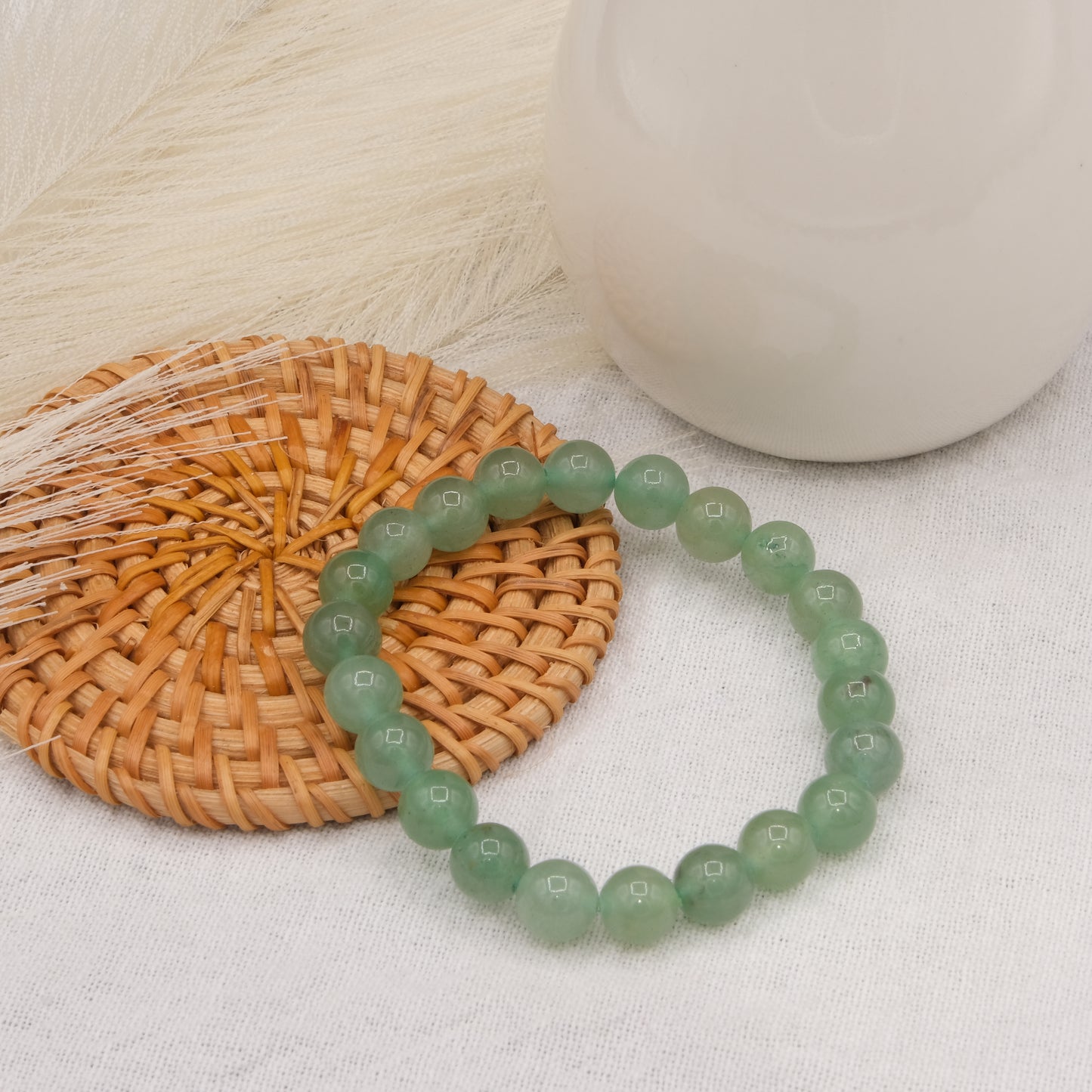 Bracelet Aventurine verte-Terre de Cristal