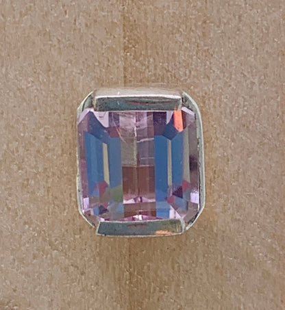 Boucles d’oreilles en argent et kunzite - shop_name Lithothérapie