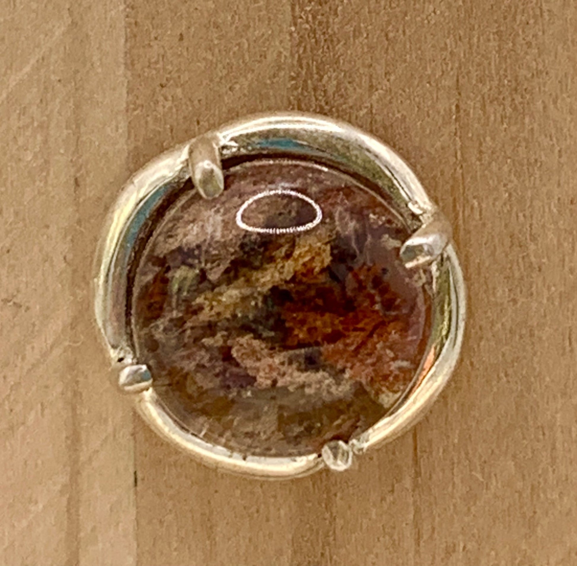 Boucles d’oreilles en argent et quartz jardin - shop_name Lithothérapie