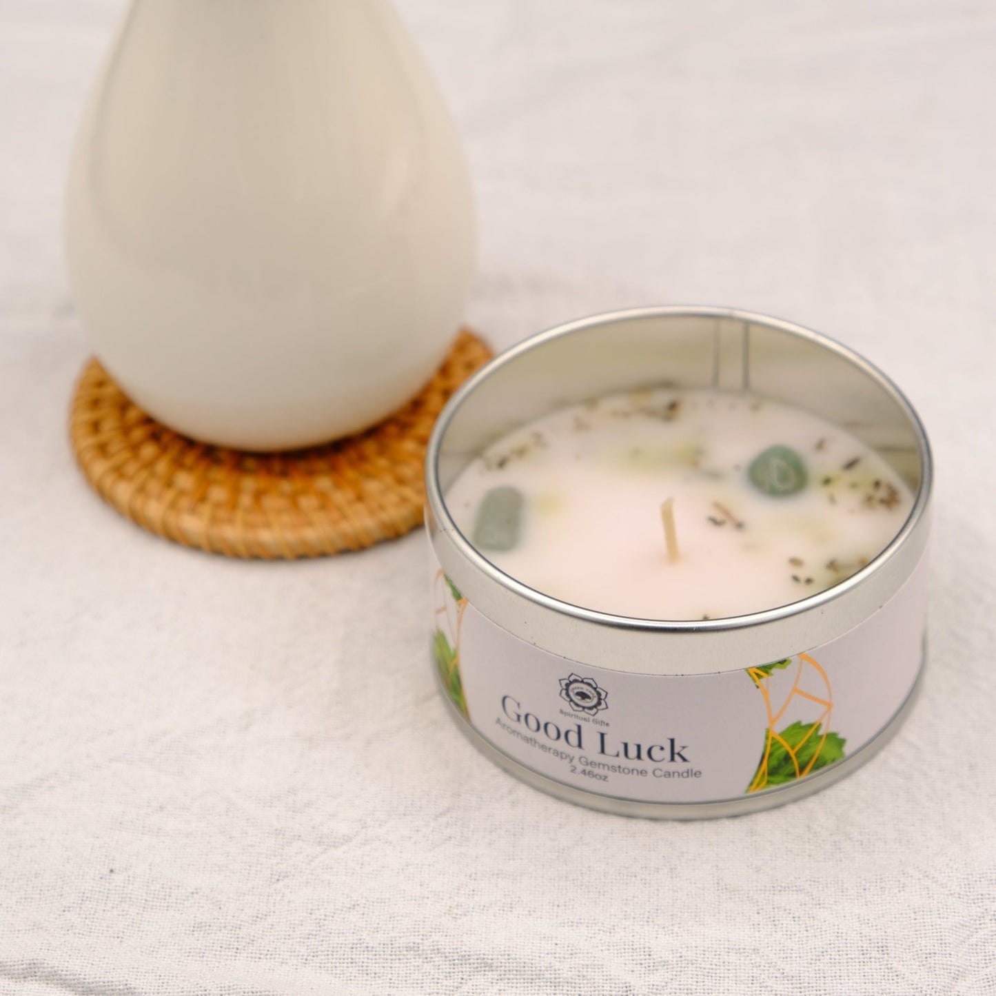 Bougie Bonne chance au Patchouli - shop_name Lithothérapie