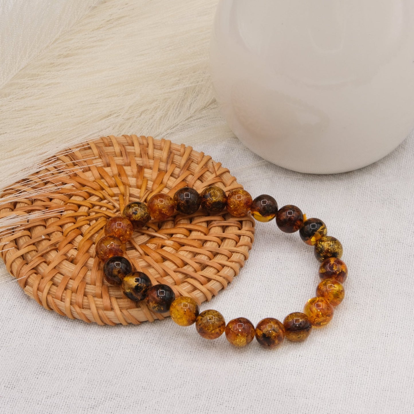 Bracelet Ambre de la Baltique - shop_name Lithothérapie