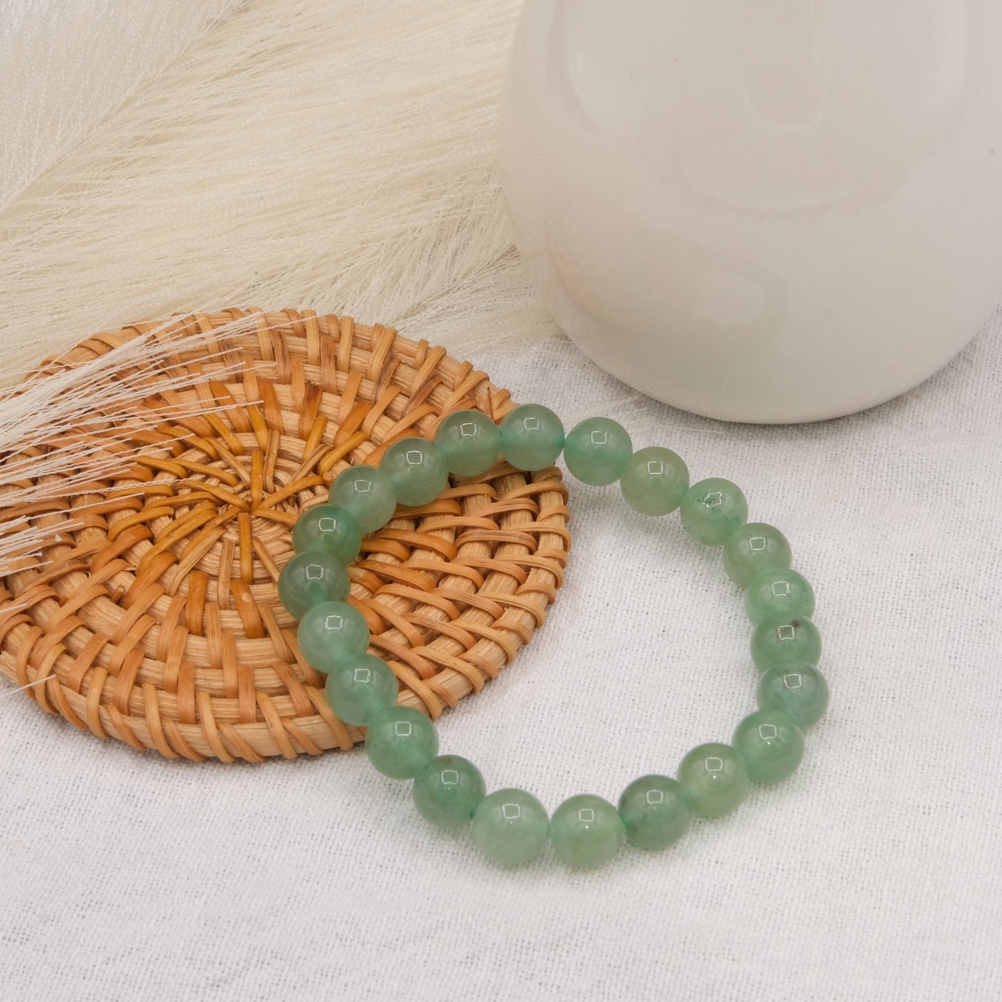 Bracelet Aventurine verte - shop_name Lithothérapie