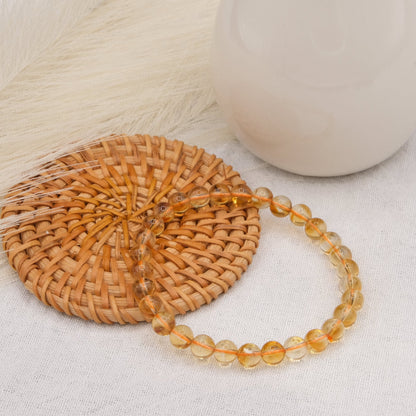 Bracelet Citrine - shop_name Lithothérapie