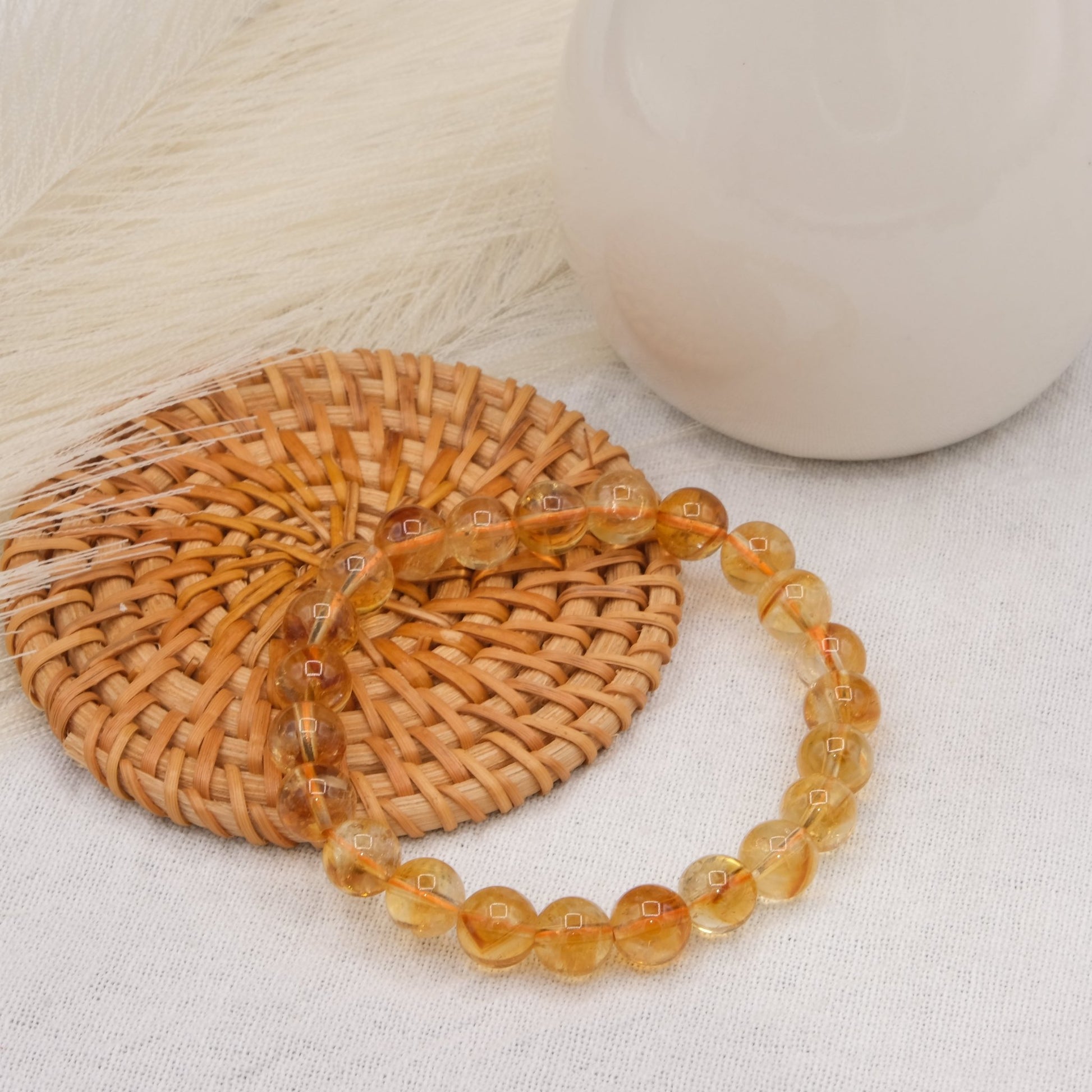 Bracelet Citrine - shop_name Lithothérapie