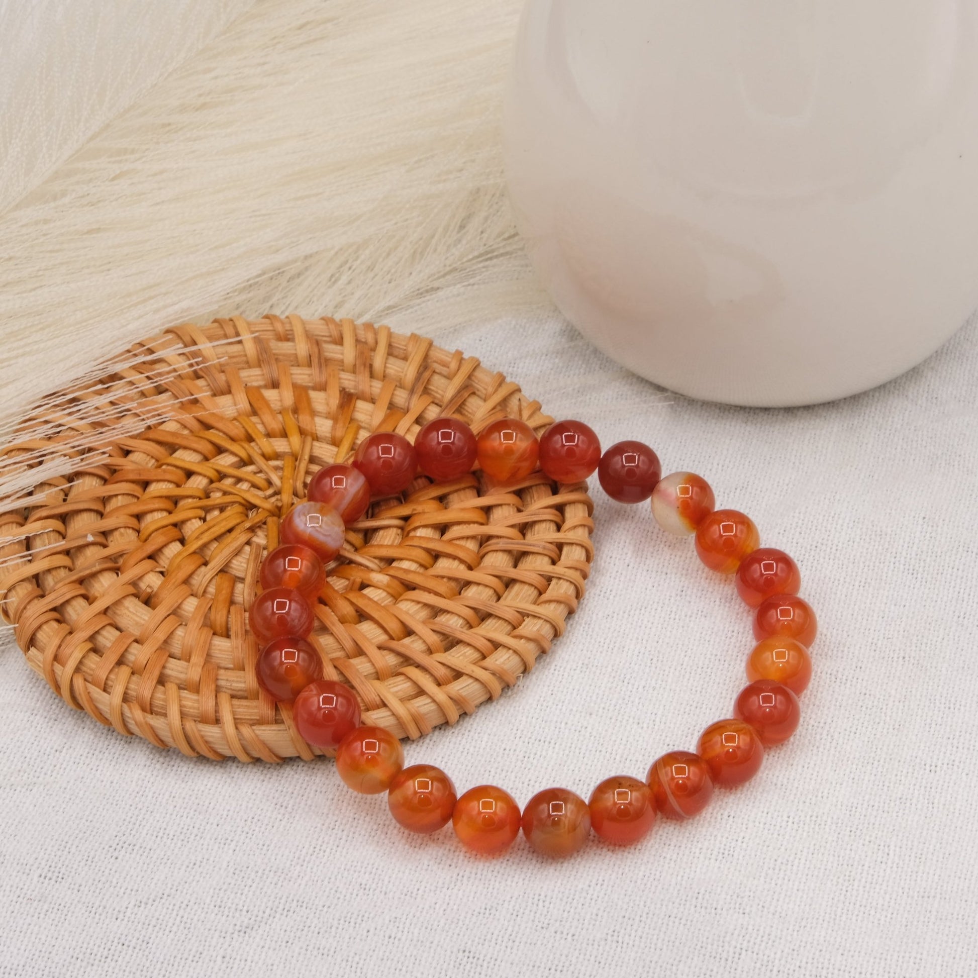 Bracelet Cornaline Sardonyx - shop_name Lithothérapie