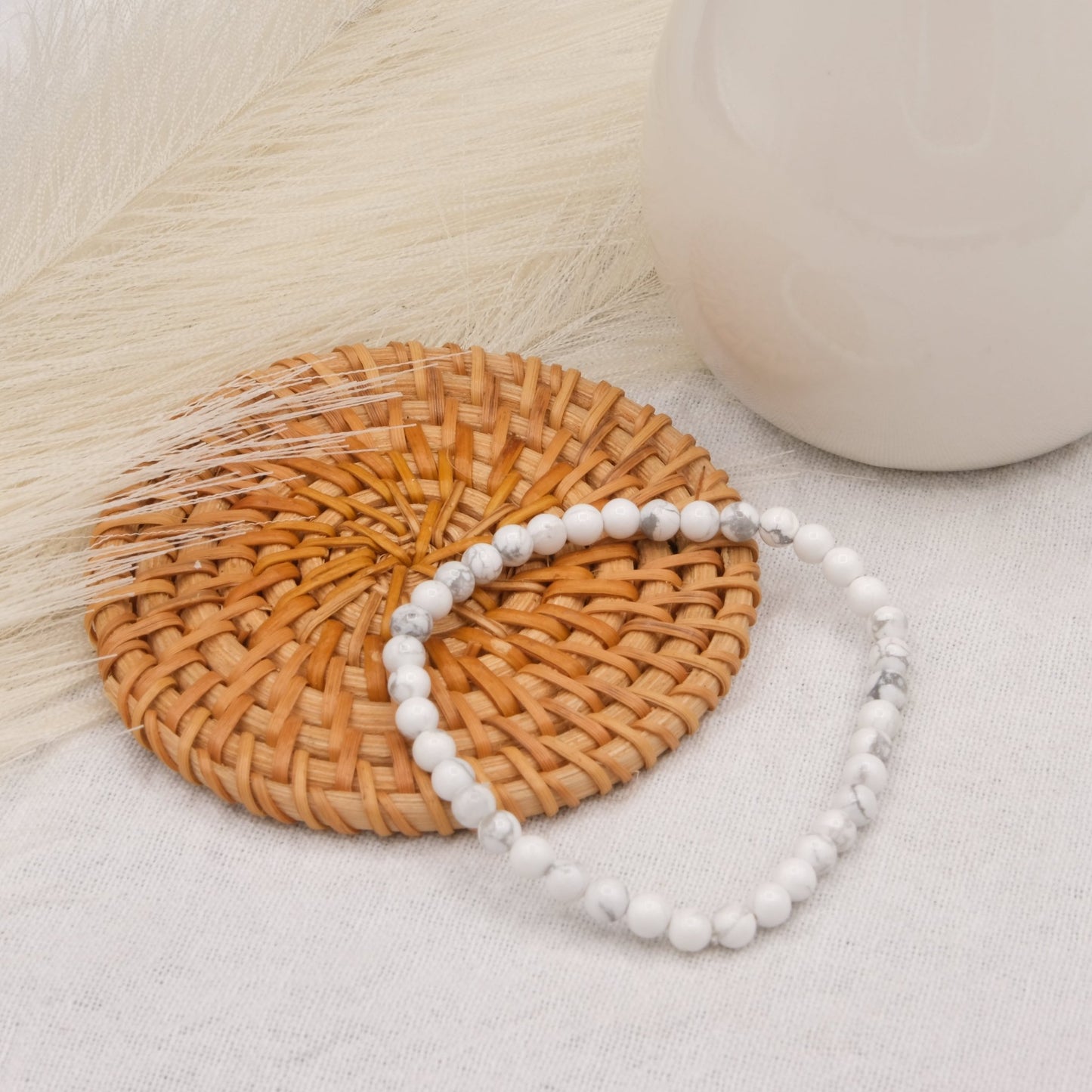 Bracelet Howlite - shop_name Lithothérapie