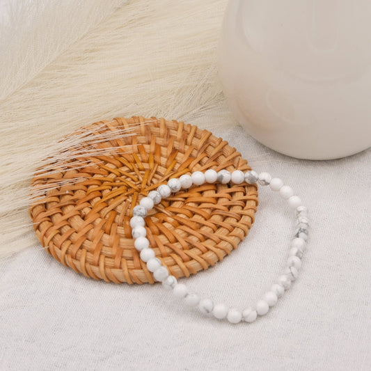 Bracelet Howlite - shop_name Lithothérapie