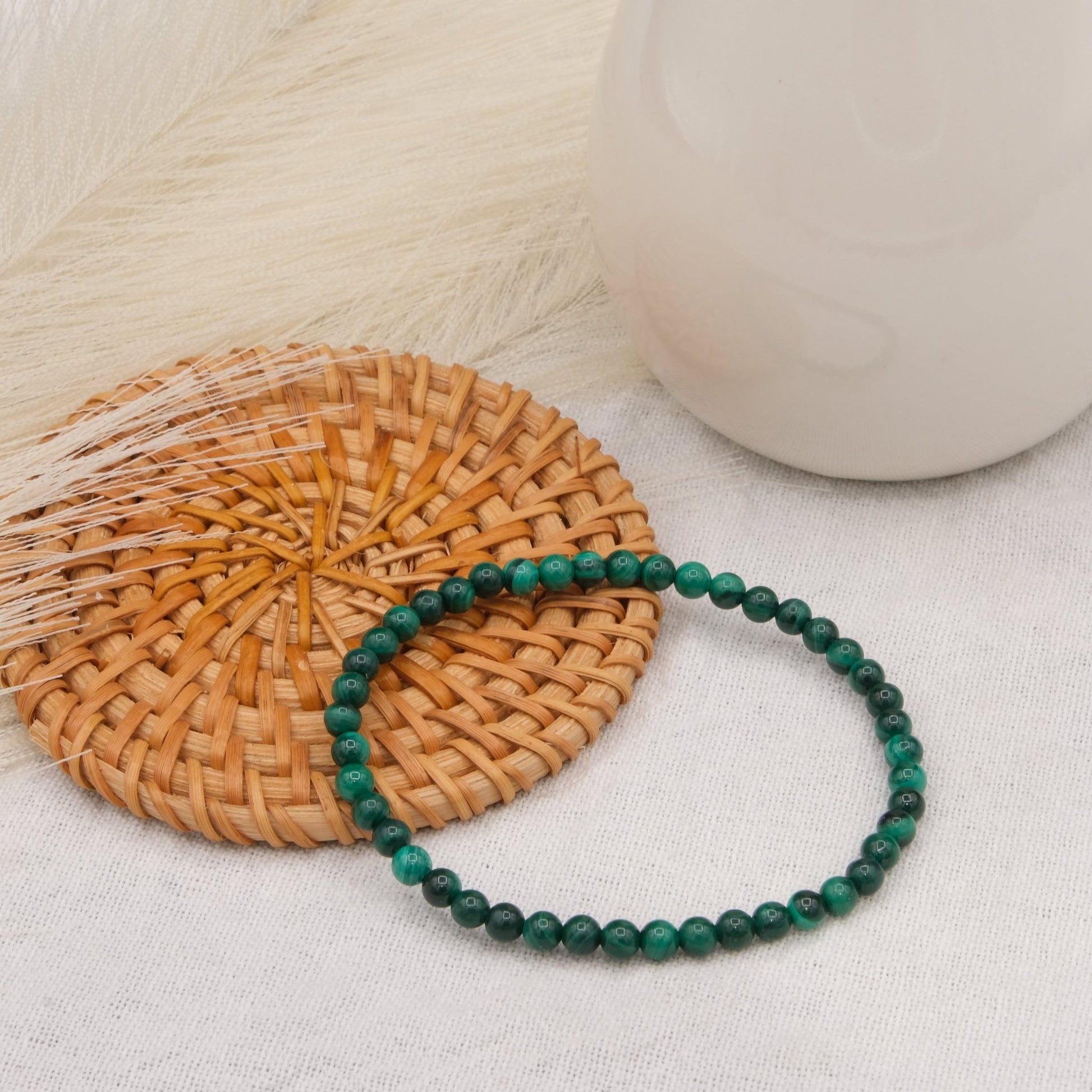 Bracelet Malachite - shop_name Lithothérapie